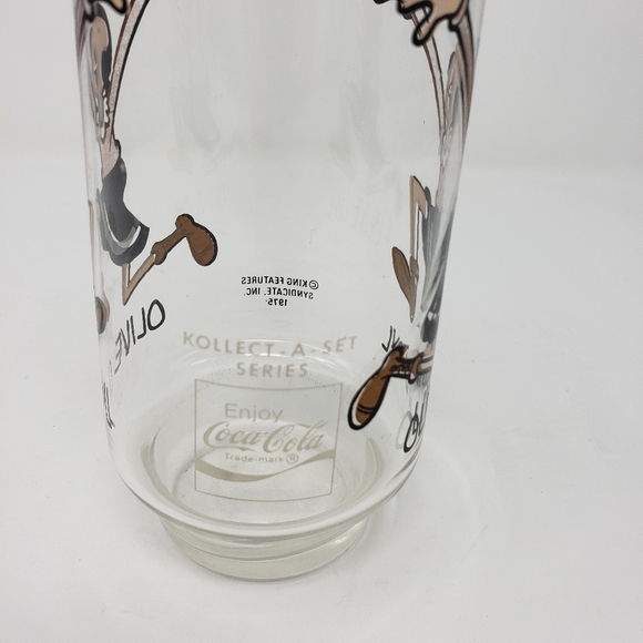 Olive Oyl Glass 1975 Coca-Cola - Picture 3 of 10